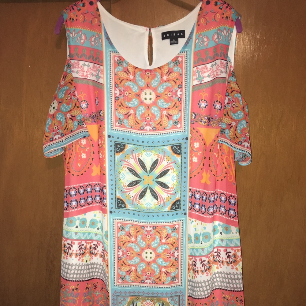 Tribal print dress